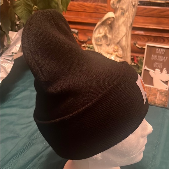 EUC Carhartt Black Wool Beanie - Picture 5 of 6